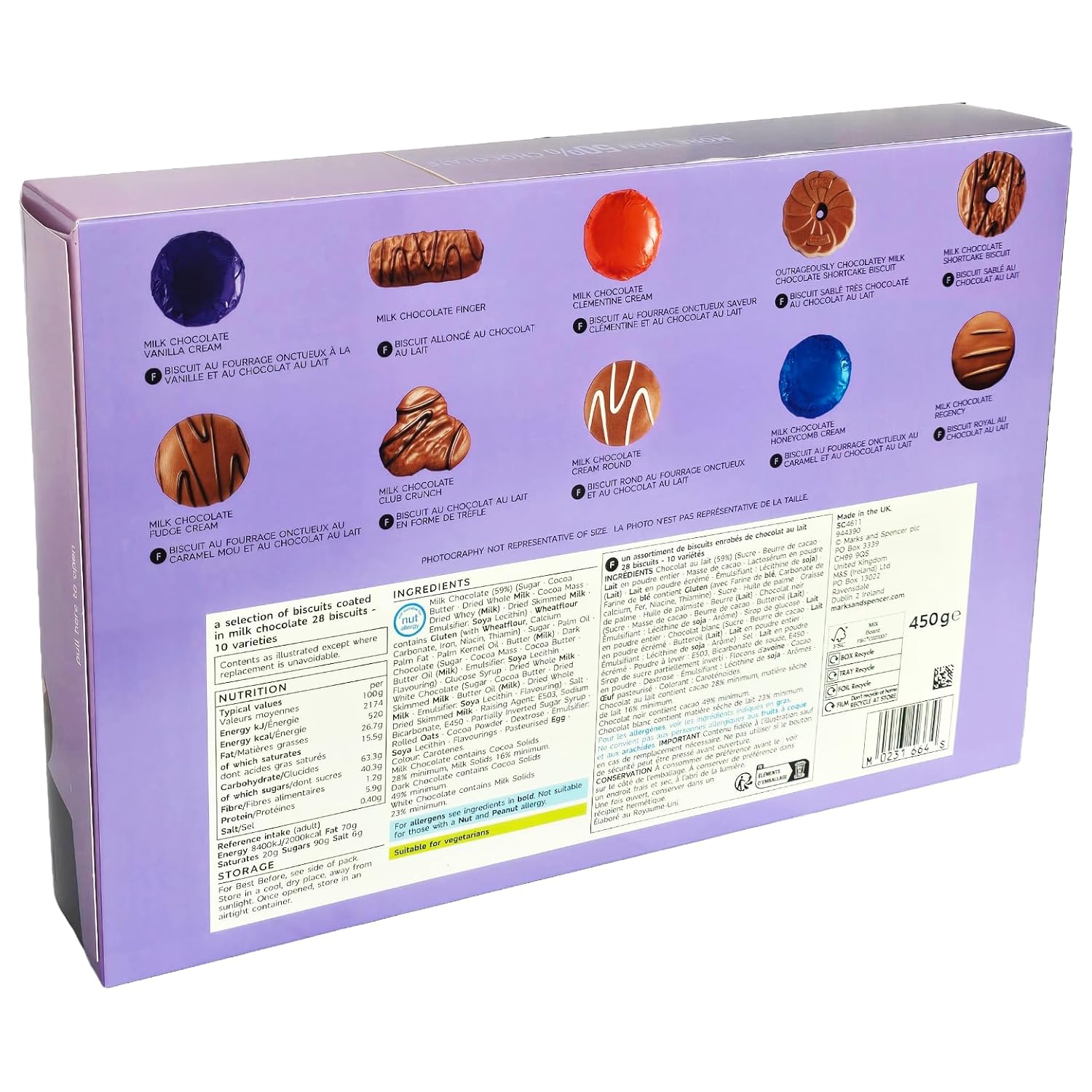 Marks and Spencer Milk Biscuit Selection 450g