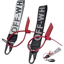 2PCS OFF Car Keychain,Classic Keychains for Women & Men,Stylish Wrist Strap