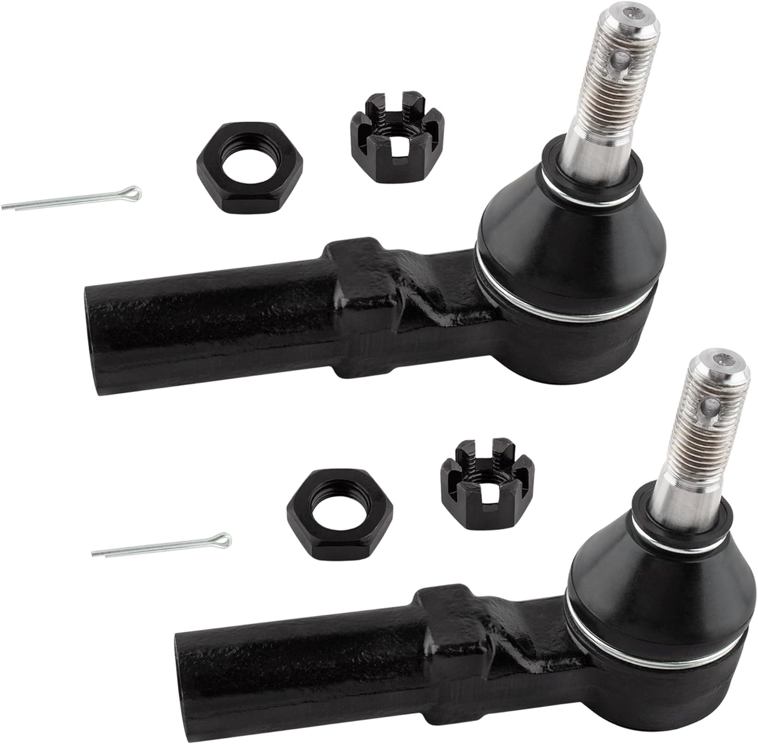 BOXI (Set of 4) Front Inner Outer Tie Rod Ends Fit for Saturn SC SL SW Series 1991-2002 | for Chevrolet Camaro 1993 94 95 96 97 1998 1999 2000 2001 2002 | for Pontiac Firebird 1993-2002 | EV260 ES3238