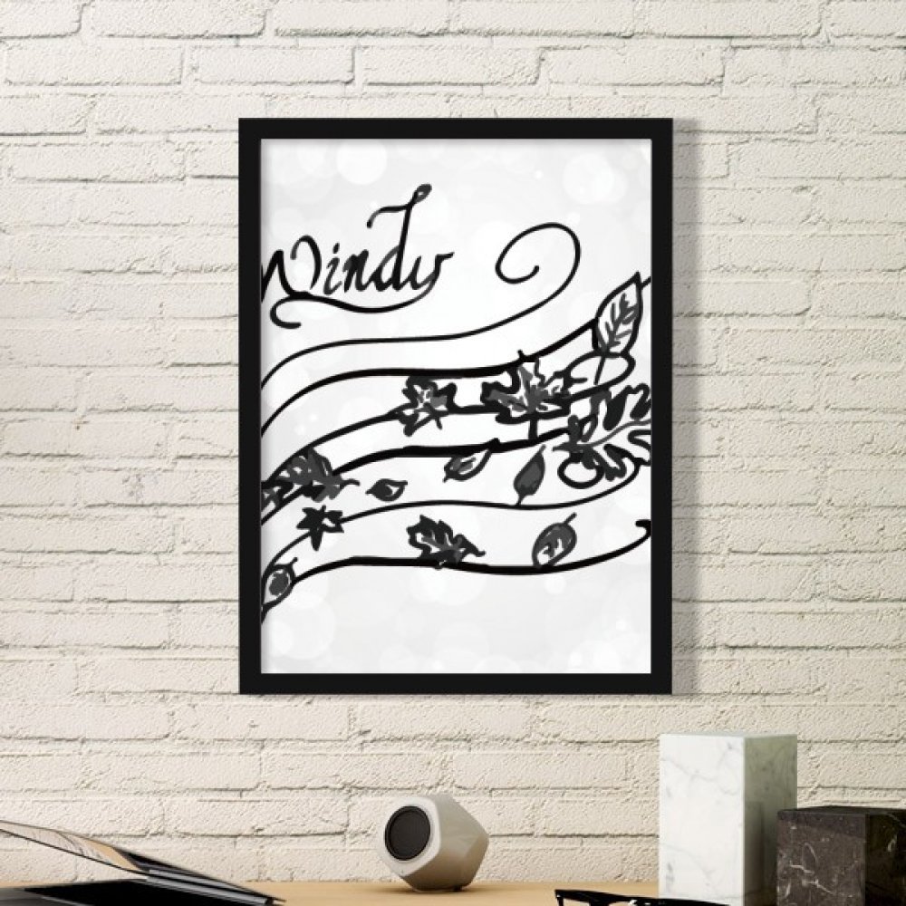 Cadre photo rectangle en bois d'art avec motif de peinture haut de gamme fait main pour bureau