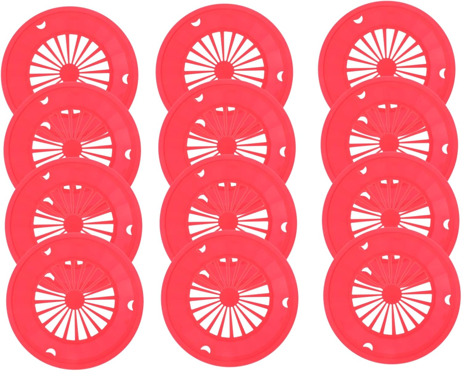 12pcs Reusable Paper Plate Holders Storage for Bbq Plates Picnic Camping
