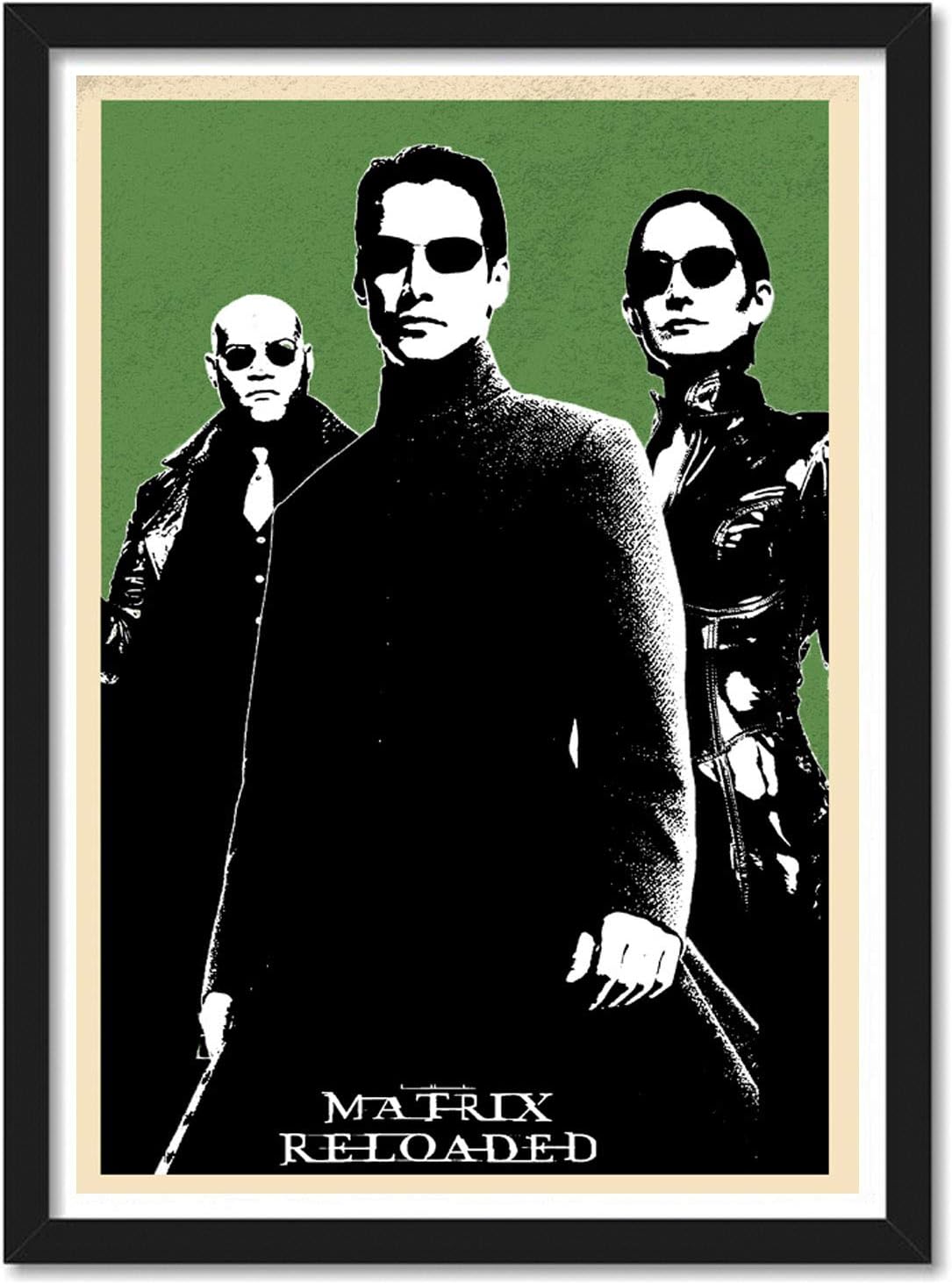GRAY WALL Good Hope Matrix Movie Fanart Poster Framed for Room & Office (Multicolour, 10 Inch X 13 Inch, Framed)