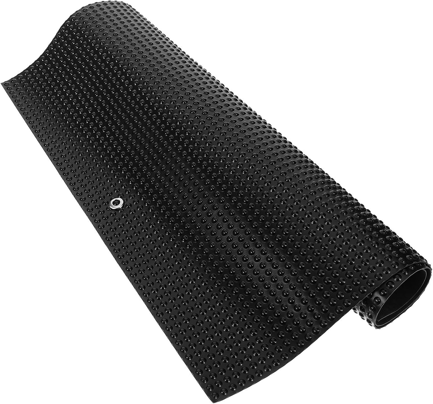 Silicone Laundry Washboard and Convenient Hanging for Hand Washing Clothes with Foldable Design Soft Black Silicone Scrubbing Mat and Washing Garments for Portable Travel