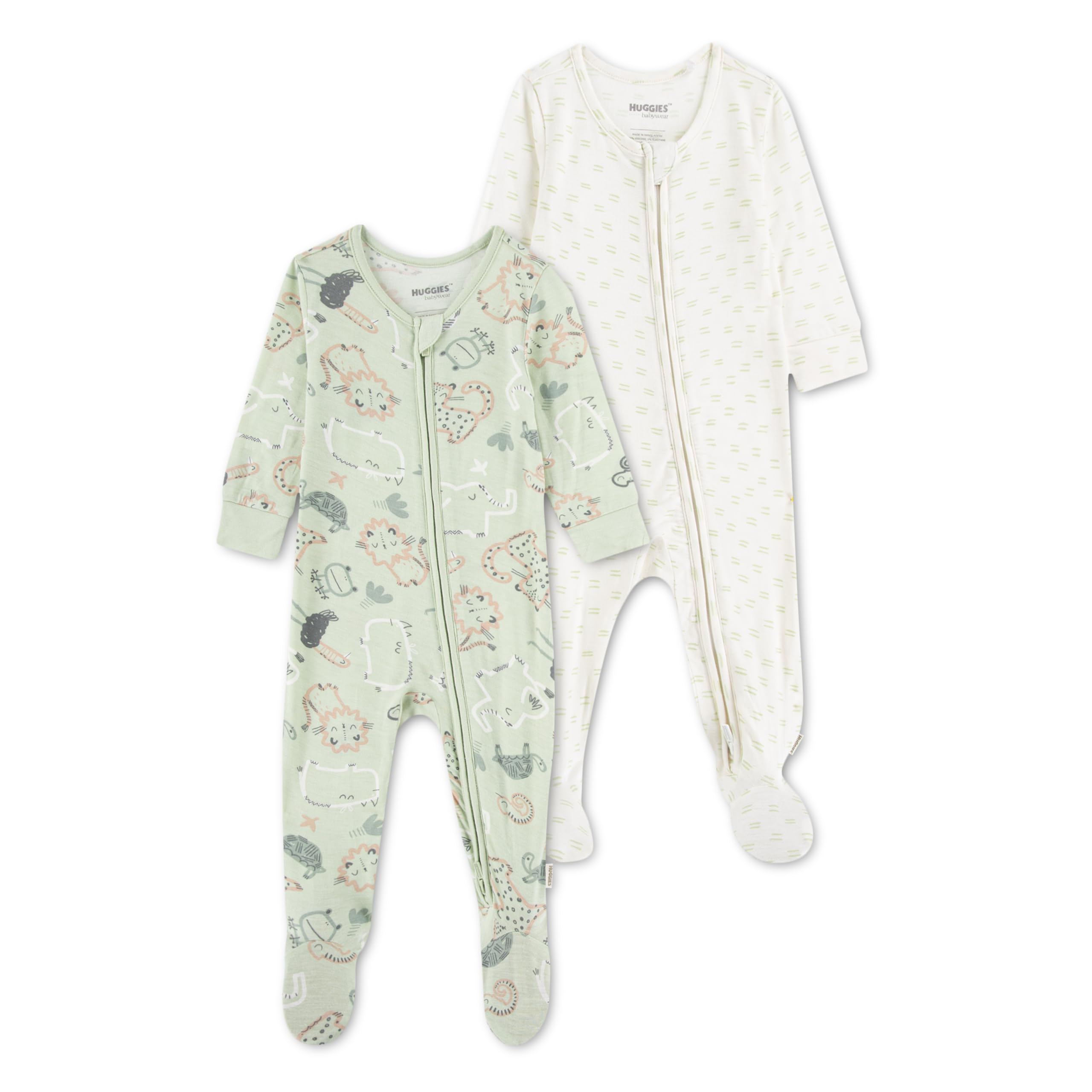 HUGGIES Baby 2-pack Footed Coverall