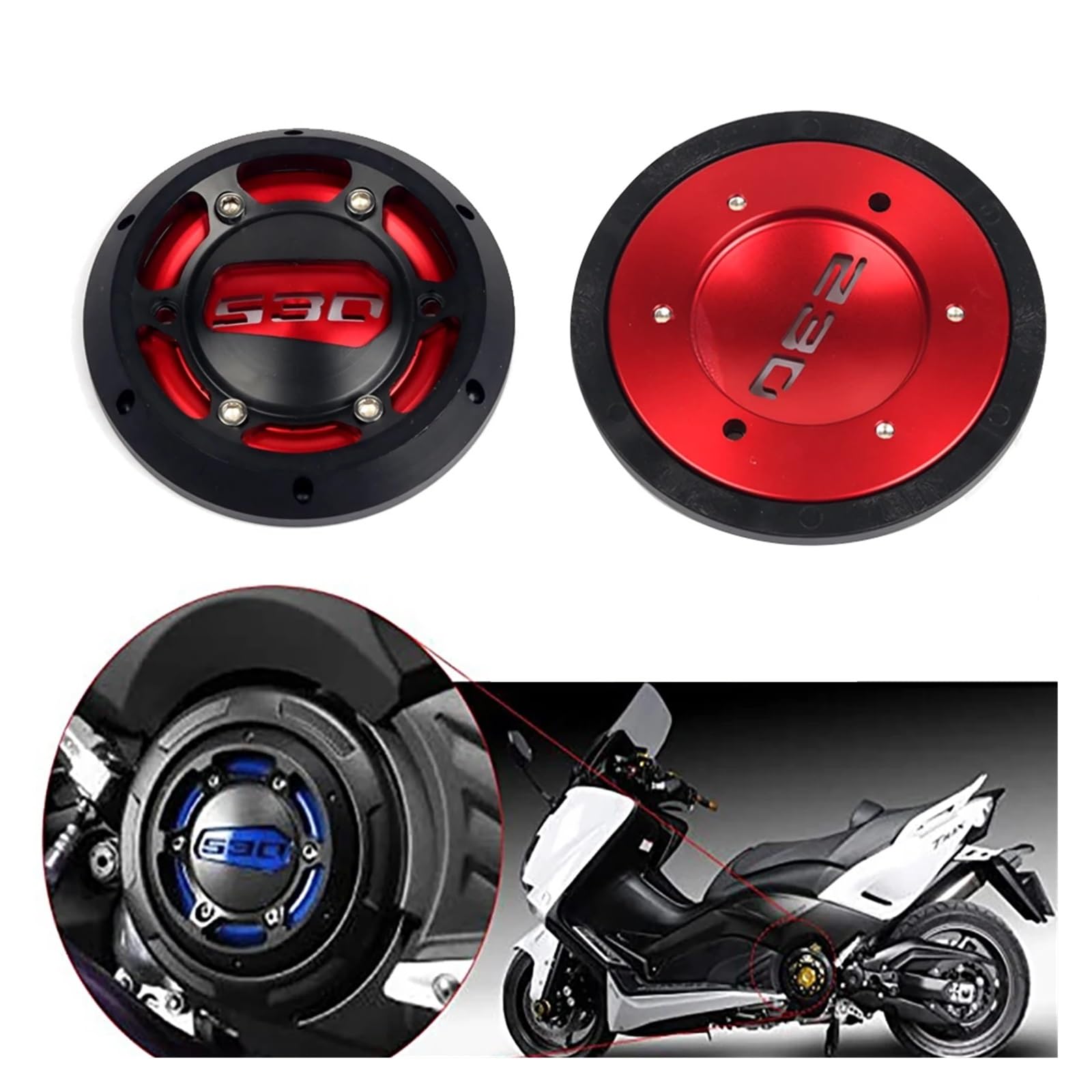 Coperchio Statore Motore Custodia Per TMAX530 TMAX500 T-MAX TMAX 530 500 Accessori Moto Motore Coperchio Di Protezione Statore Copertura Guard Slider Protector