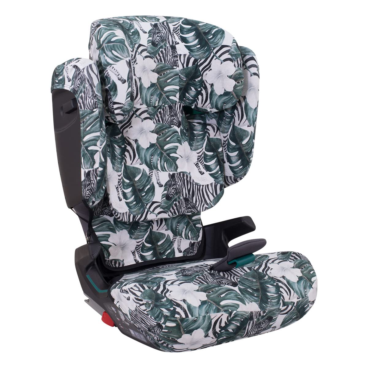 JYOKO Kids Bezug kompatibel mit Britax Romer Kidfix, aus Baumwolle (Romer Kidfix I-SIZE, ZEBRA)