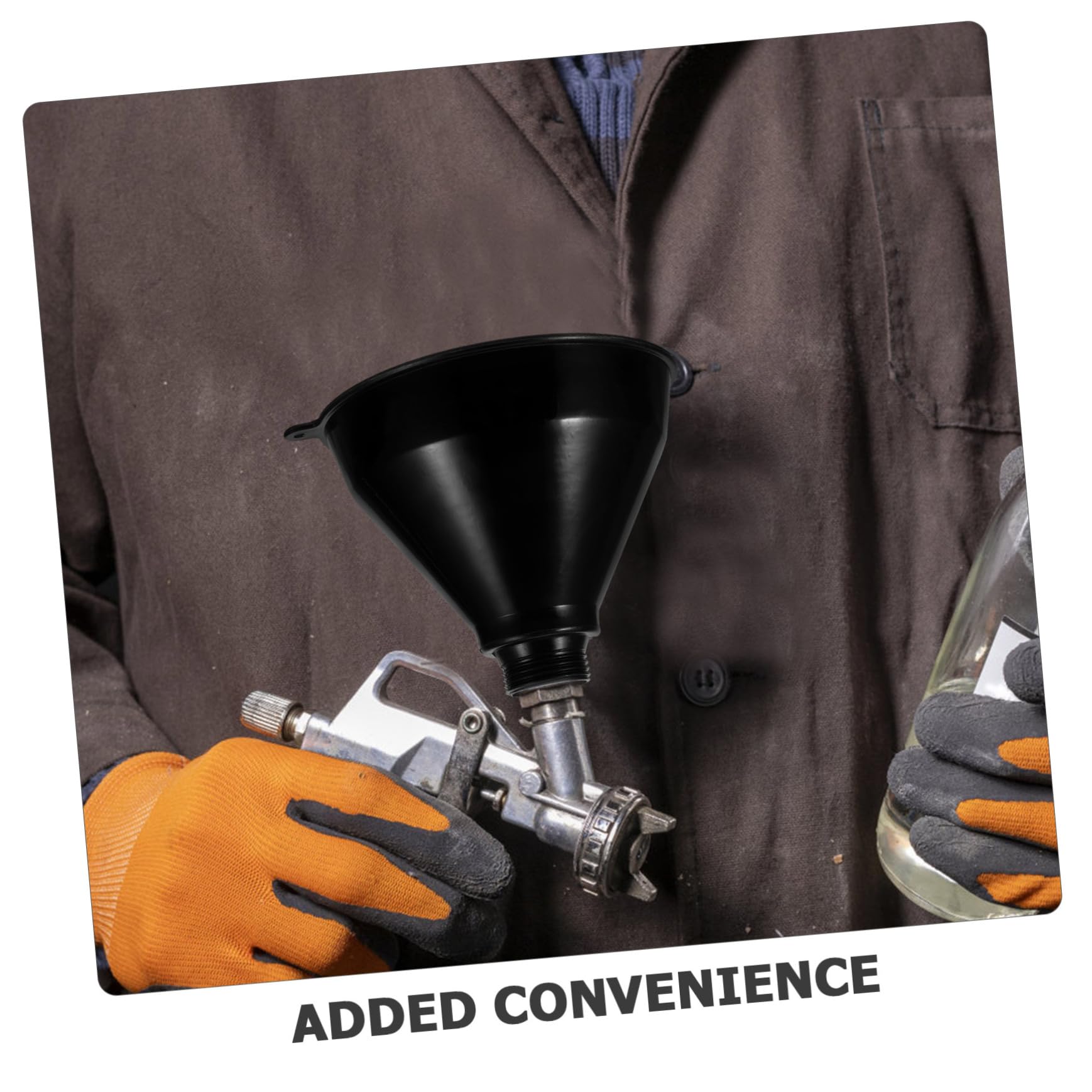 3pezzi Imbuto Multifunzionale Plastica Per Carburante Facile Da Installare Design Con Apertura Ampia Per Versamenti Precisi Per Professionisti e Fai Te Resistente e Duraturo Per