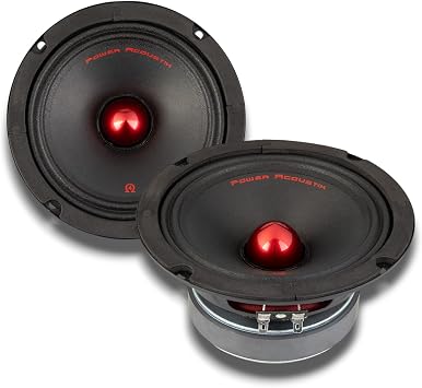 مكبرات صوت Power Acoustik PR-654 Pro Audio متوسطة المدى مقاس 6.5 بوصة للسيارات | مكبرات صوت SPL عالية الأداء للصوت العالي | مكبر صوت باب السيارة متوسط المدى مقاس 6.5 بوصة | مكبرات صوت متوسطة واضحة لإصدارات صوت السيارة المخصصة
