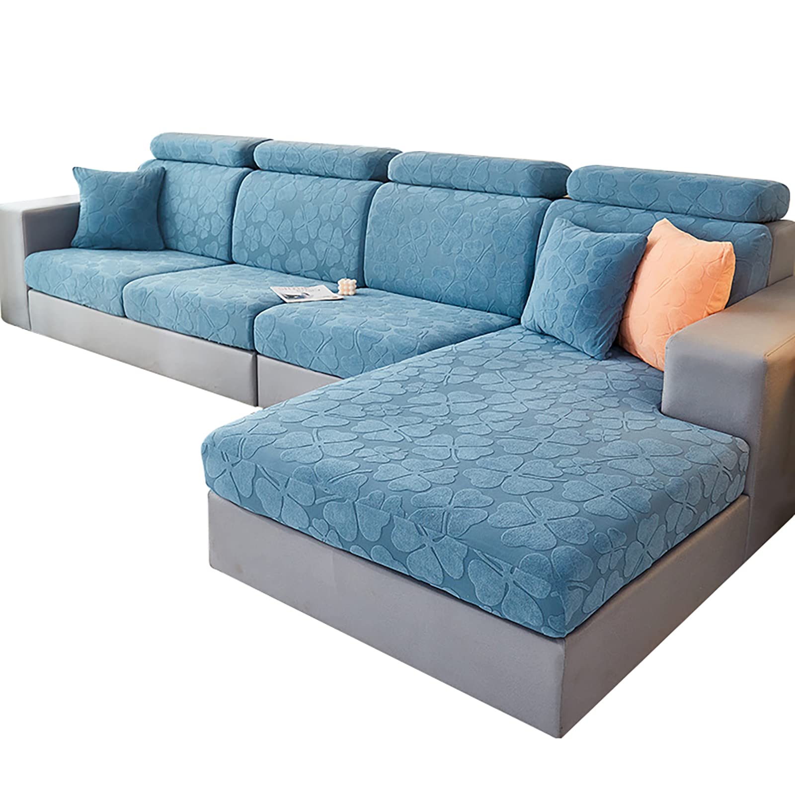 Housse de coussin extensible pour canapé sectionnel 1 2 3 4 places