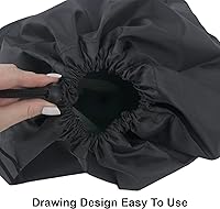 Vista 4 de Bolsas de lavandería lavables con cordón, paquete de 2 unidades, extra grandes, resistentes, para dormitorio universitario, ropa sucia, bolsa