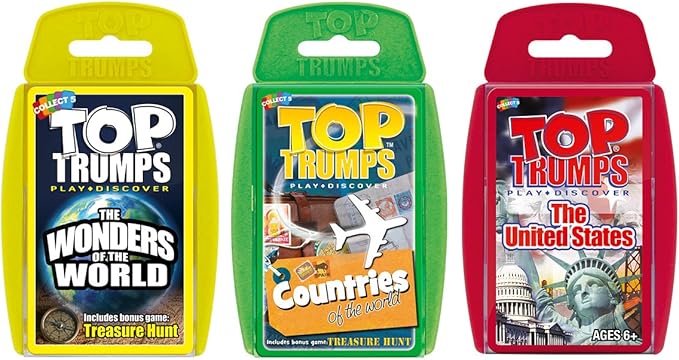 Amazon.com: Explore Our World Top Trumps Card Game Bundle : Toys & Games