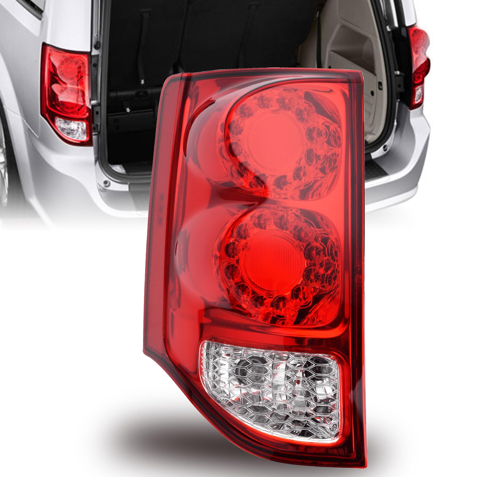 LED Tail Light Brake Lamp Passenger Side For 2011-2020 Dodge Grand Caravan - Foto 11