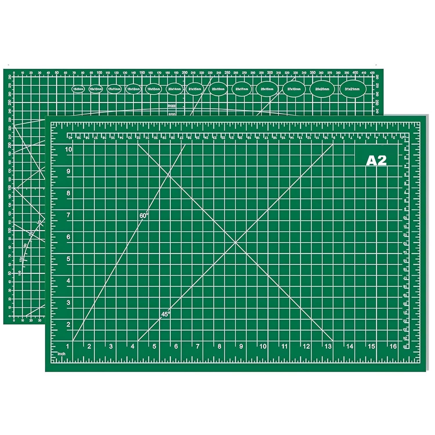 A2 Cutting Mat Self Healing Sewing Mat, 18" x 24" Rotary Cutting Mat 5-Layer Craft Board for Sewing, Quilting, and Scrapbooking Crafts Hobby Project Leather-image-6