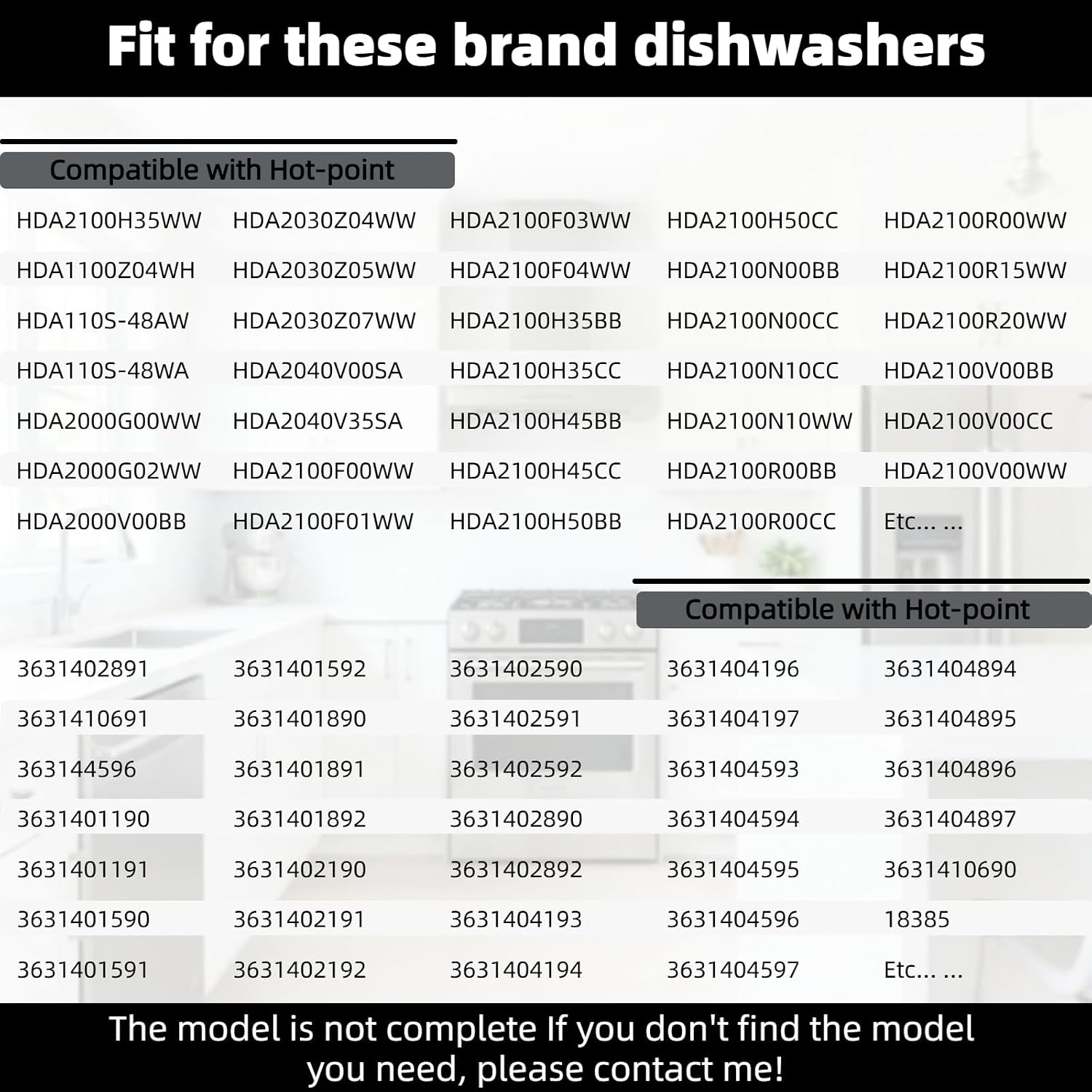 WD8X227 WD8X228 Lower Left & Right Dishwasher Corner Baffle Gasket Kit, Compatible With GE, Hotpoint, Kenmore Replacement for AP2038859 AP2038860 PS263963 PS263964 WD08X0227 WD8X196 GSD3600G00WW
