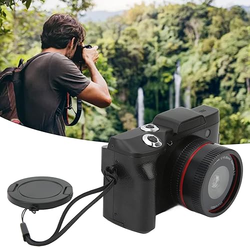 Miniatura 5 de Videocámara digital 1080P HD 16MP Video con 2.4" 180 Flip LCD, zoom 16X, grabación en bucle, cámara de vlogging de montaje de tornillo de 1/4" para