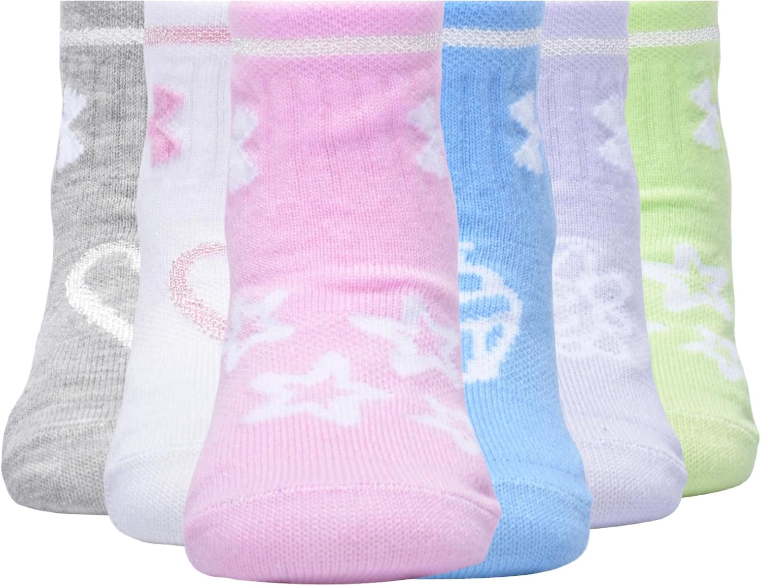 Under Armour girls Multi Pack Quarter Sock - Image 3