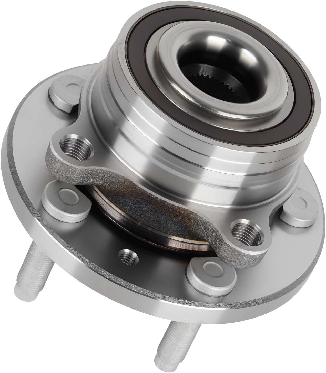 Front/Rear Wheel Hub Bearing Assembly Fits for Ford Explorer 2011-2018 (Rear) for Police Interceptor Utility (Front 2013-2019 All Models 5Lugs Replacement 512460 1pc