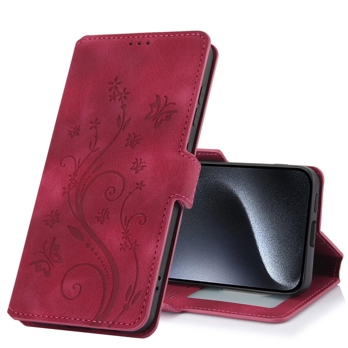 Étui iPhone 13 Pro Max 6,7 pouces rouge magnétique - 8