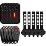 NineLeaf Car Alarm System with Remote –113dB Wireless Anti Theft Device,Security Lights for Cars,7 Sensitivity & 3 Volume,LED,Easy Installation, IP66 Waterproof, Long Battery Life for Cars, Bikes,5PK