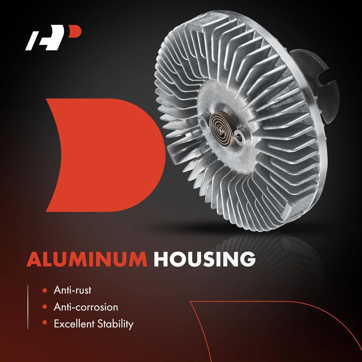 A-Premium Engine Cooling Fan Clutch Compatible with Ford F-100 F-150 F-250 F-350 & Chevrolet Corvette, Blazer, C10 G20 K30 R3500 V1500 Suburban & GMC Jimmy