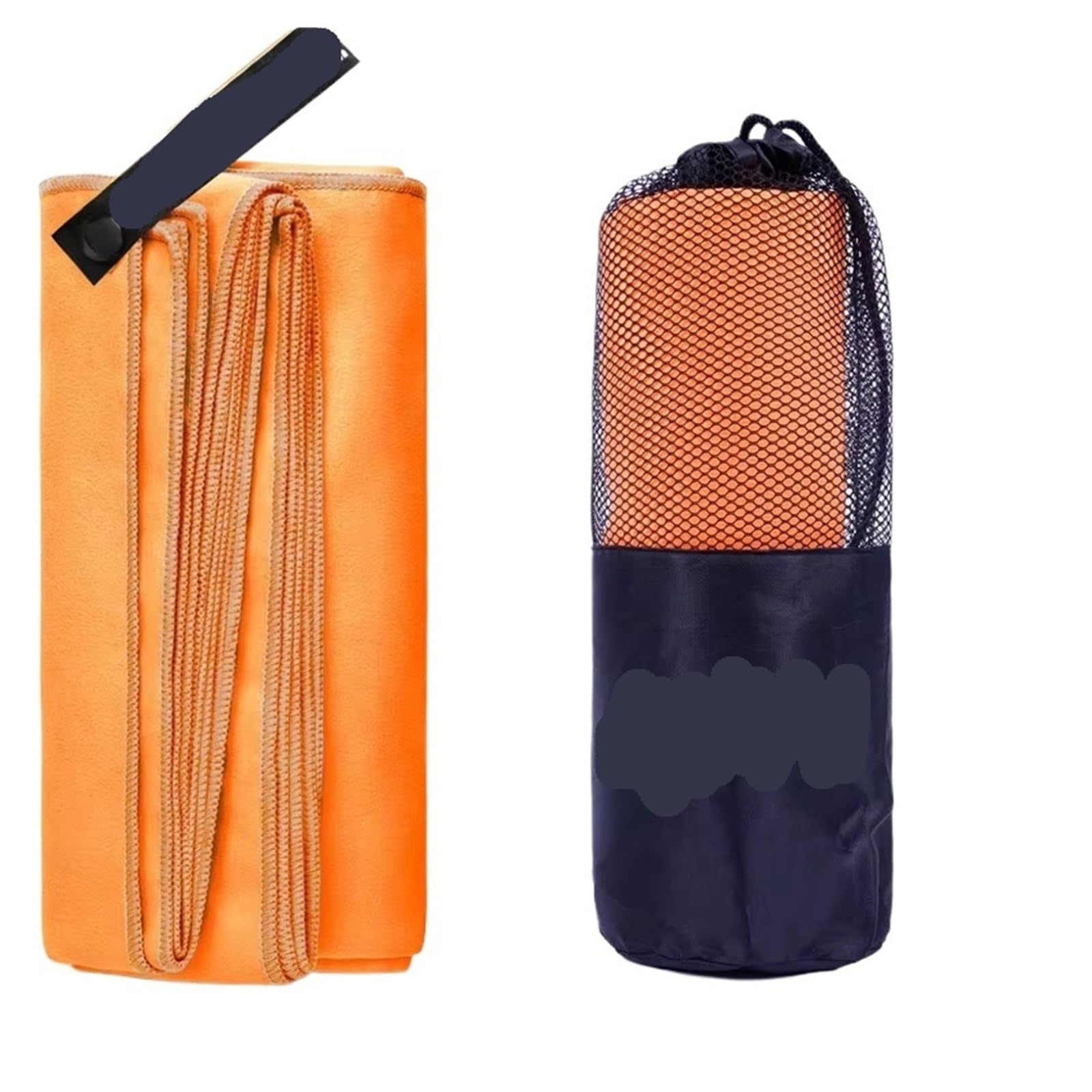 CHTKAGV Quick Dry Beach Towel, Microfiber Travel,Fast Drying Set For Camping, Gym, Sports, Bath(Orange,80x130cm)