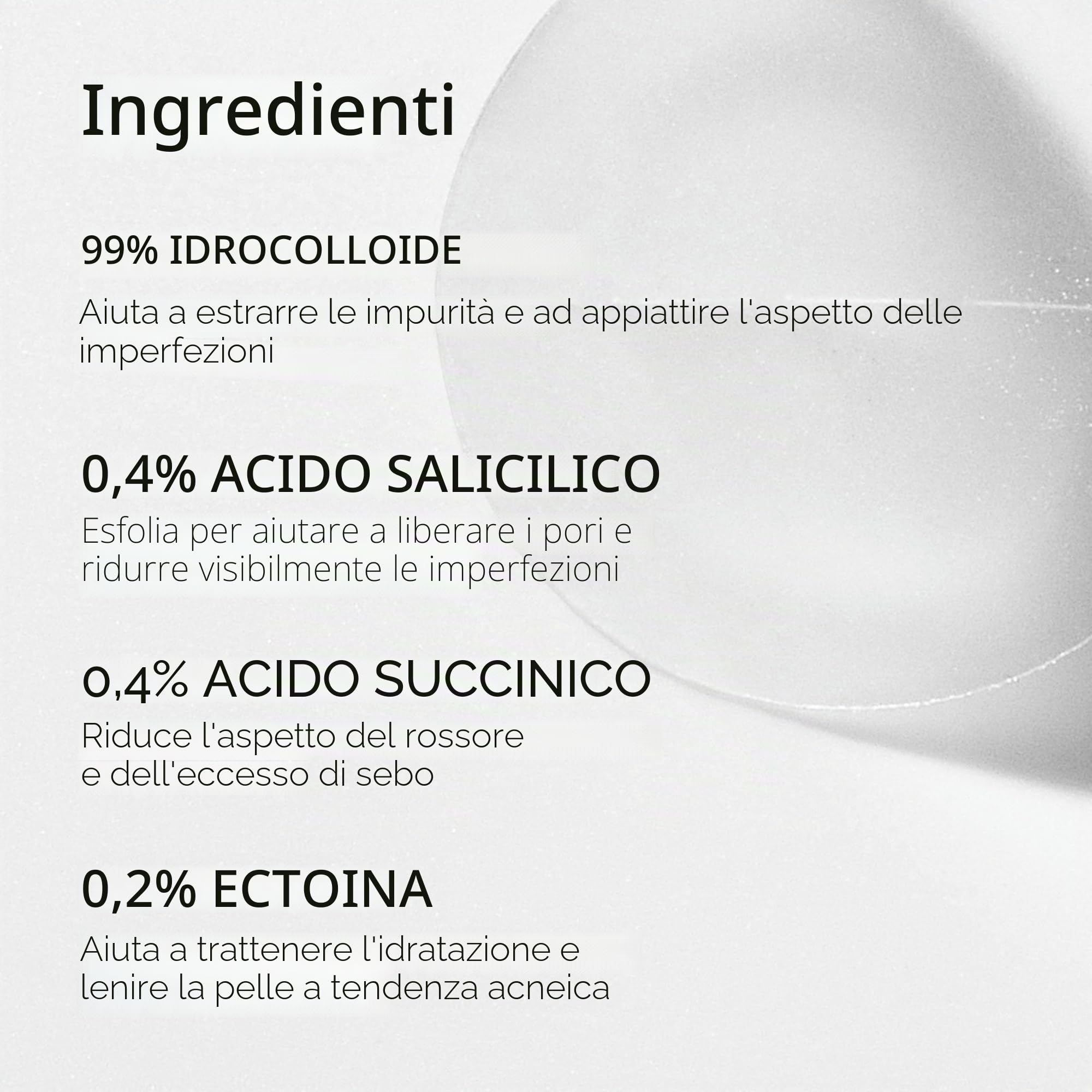 The INKEY List, cerotti idrocolloidali invisibili per brufoli, antimacchia, contengono acido salicilico, anti acne diurni e notturni, vegani e non testati su animali, adatti a tutti i tipi di pelle