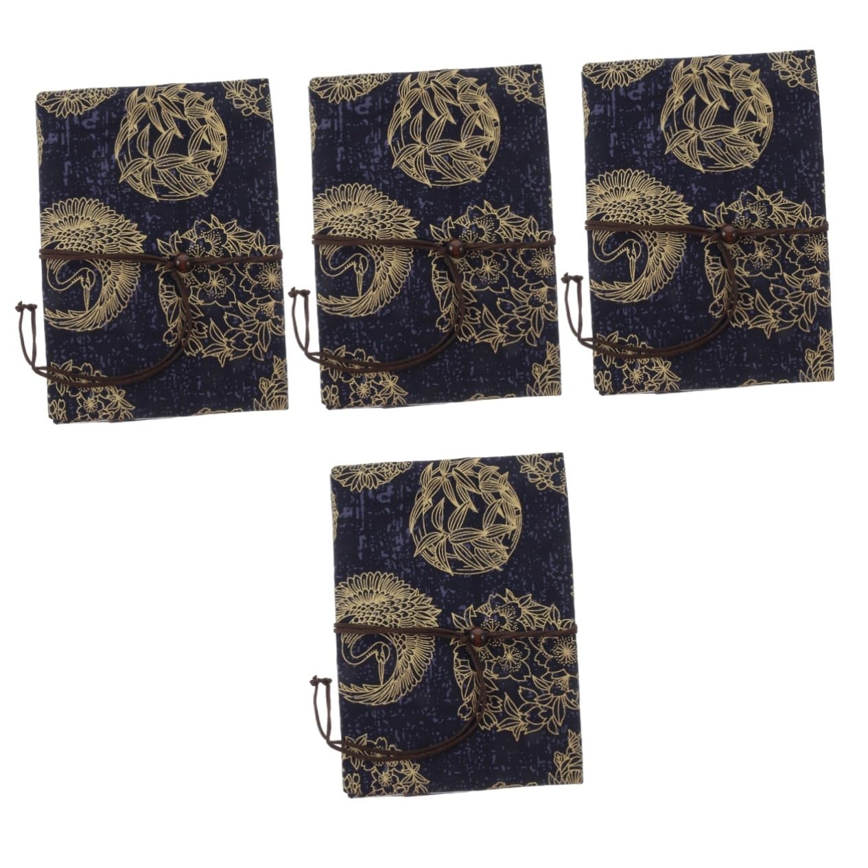 NUOBESTY 4 Pezzi Arredamento Del Libro Di Stoffa Avvolgere Kit Protettore Custodia Protettiva Per Libri Protezioni Per Libri Impermeabili Tascabili Kit Legatoria Leggero Copertina Tessuto