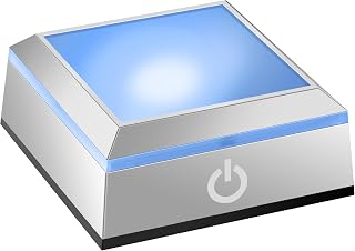 ERWEI LED Light Base for Crystal 3D Glass Art Colorful Lighted Square Stand Display Plate Flat