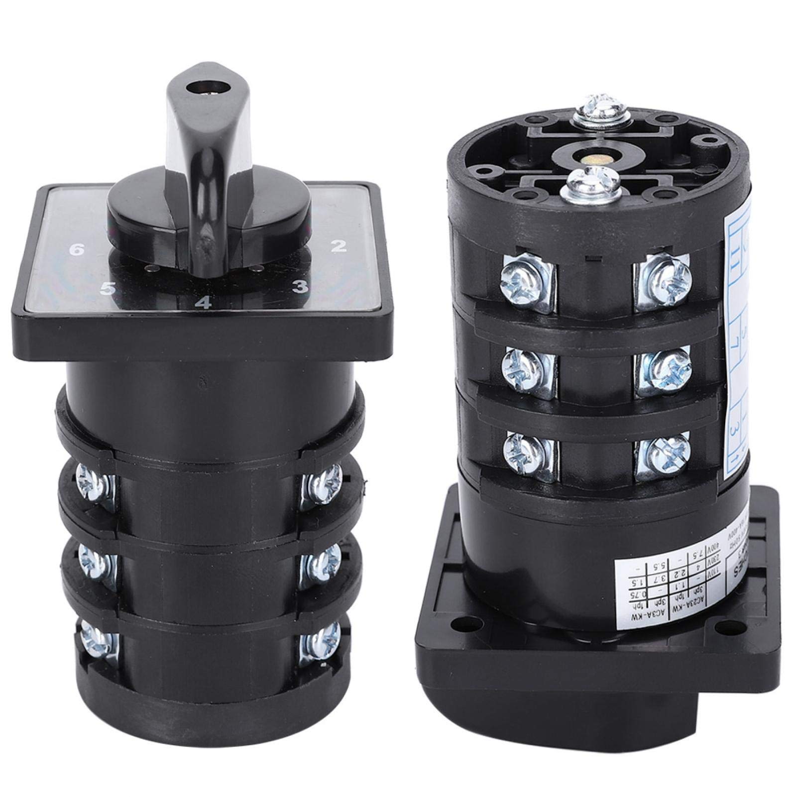 Interruttore Rotante Universale 2 Posizioni 3 Terminali - 5 Pezzi, Foro 16mm, Per Elettronica - Foto 10