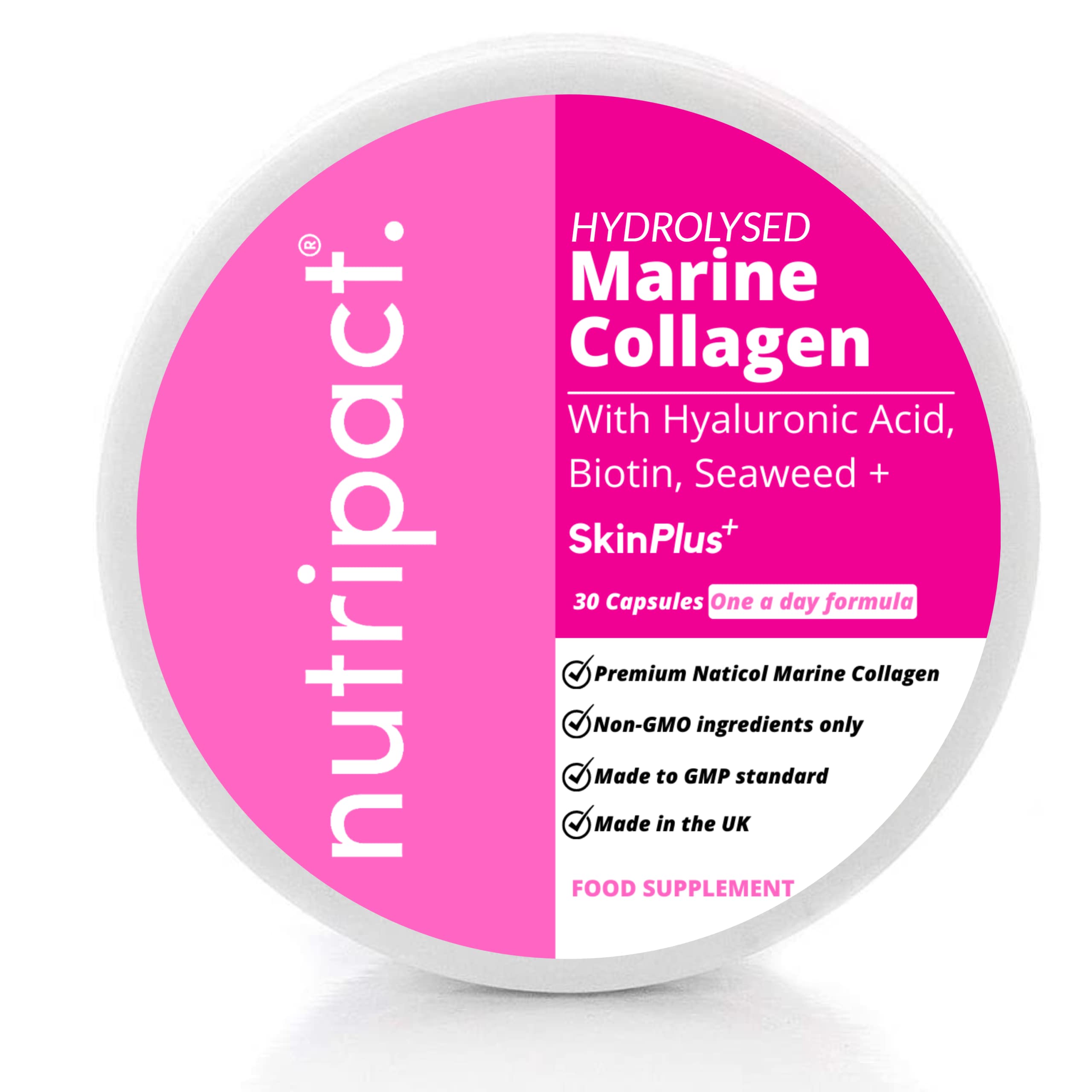 Buy Advanced Hydrolysed Marine Collagen, Hyaluronic , Iodine, Biotin, C
