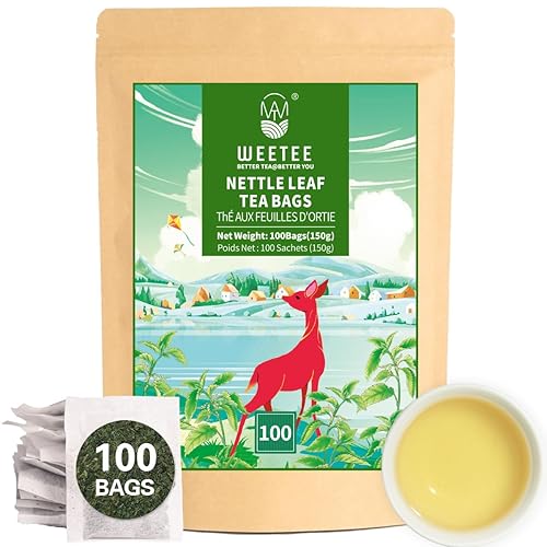 Miniatura 53 de Bolsas de Té de Hoja y Raíz de Diente de León WT WEETEE, Mezcla 100% Pura de Hoja de Diente de León y Raíz Tostada de Diente de León, Té Herbal