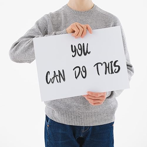 Miniatura 3 de Calcomanías de letras del alfabeto con purpurina, 360 piezas, 10 hojas autoadhesivas de letras negras, 2 pulgadas