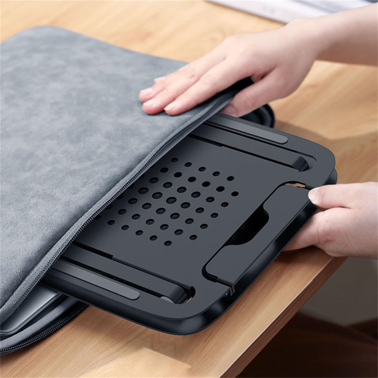 Supporti per Computer Portatili Supporto for laptop da scrivania for computer regolabile for pieghevole per L'uso Quotidiano