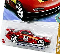 Carrinho Hot Wheels 95 Mazda RX-7 Drift Vermelho 2025 - JBB57