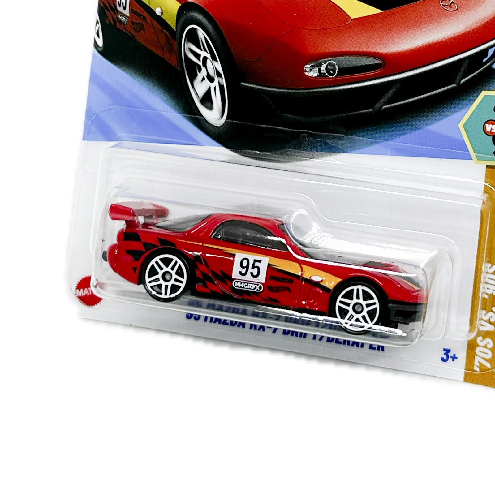 Hot Wheels Mazda RX-7 Drift '95 (JBB57) - 70's vs 90's Series 9/10