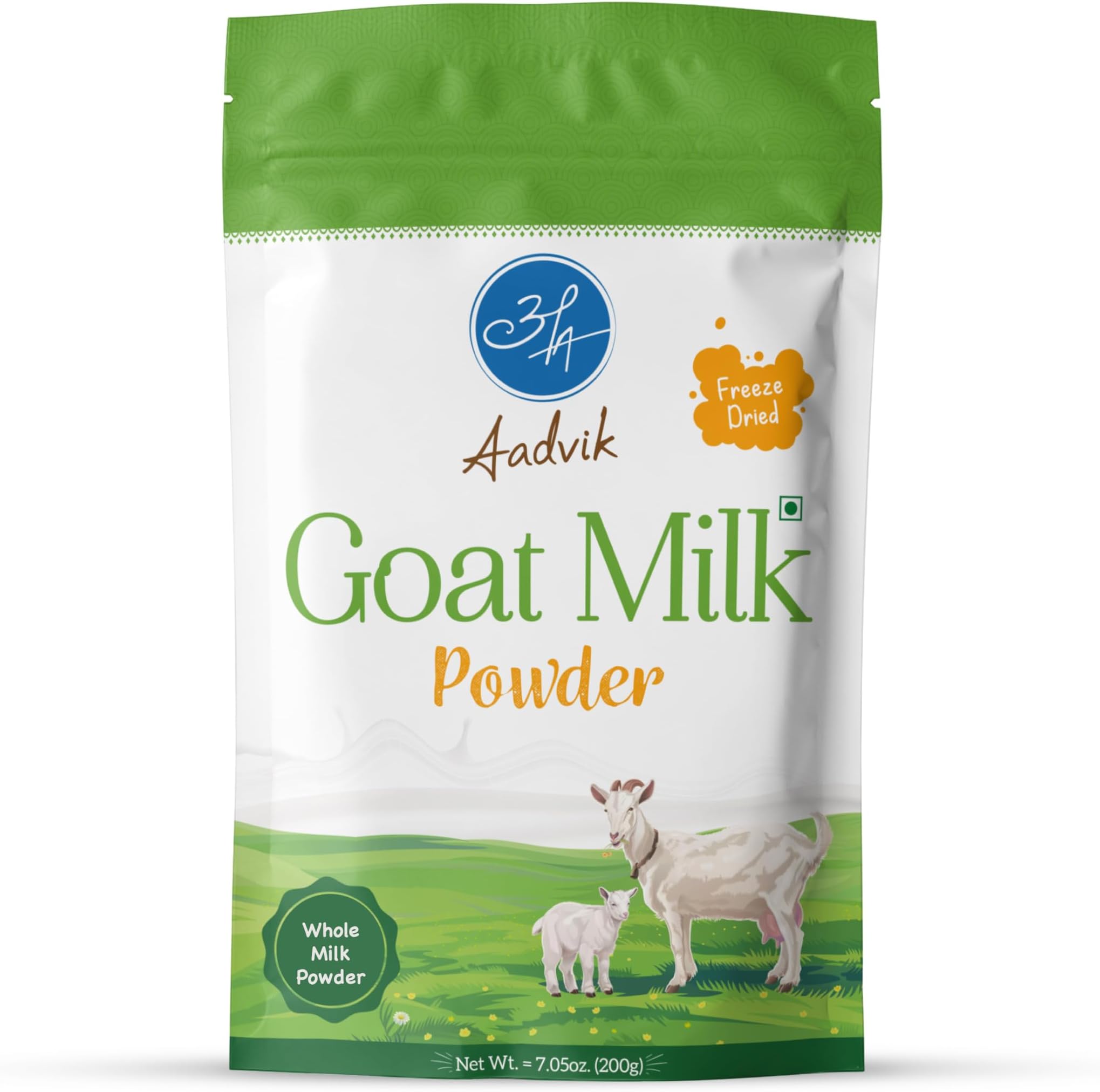 Aadvik Goat Milk Powder Freeze Dried Pure & Natural 200gms