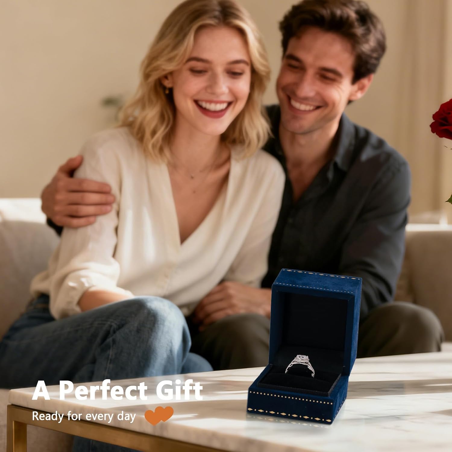 Moissanite Promise Rings for Her, 2CT D Color VVS1 Heart Cut Stone, 925 Sterling Silver Infinity Knot Twisted Engagement Wedding Anniversary Promise Gift with Certificate, Size 5-10