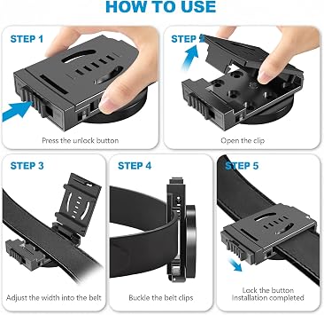 Heavy Duty Non-Slip Magnetic Tool Belt Clip for Hammers, Drills and Pliers | Clip-On Magnet for Screwdrivers, Wrenches, Sockets and Other Metal Tools