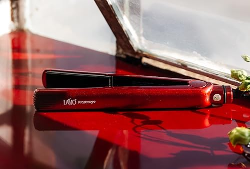 Miniatura 2 de Lasio ProStraight - Plancha de cerámica plana de 1 pulgada brillo sin encrespamiento temperatura ajustable deslizamiento suave para ondas rizos