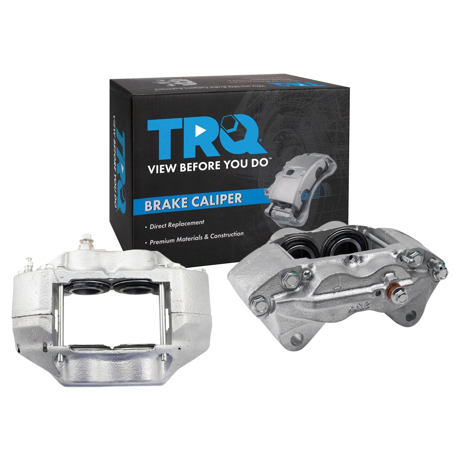 TRQ Front Driver and Passenger Side Brake Caliper Set