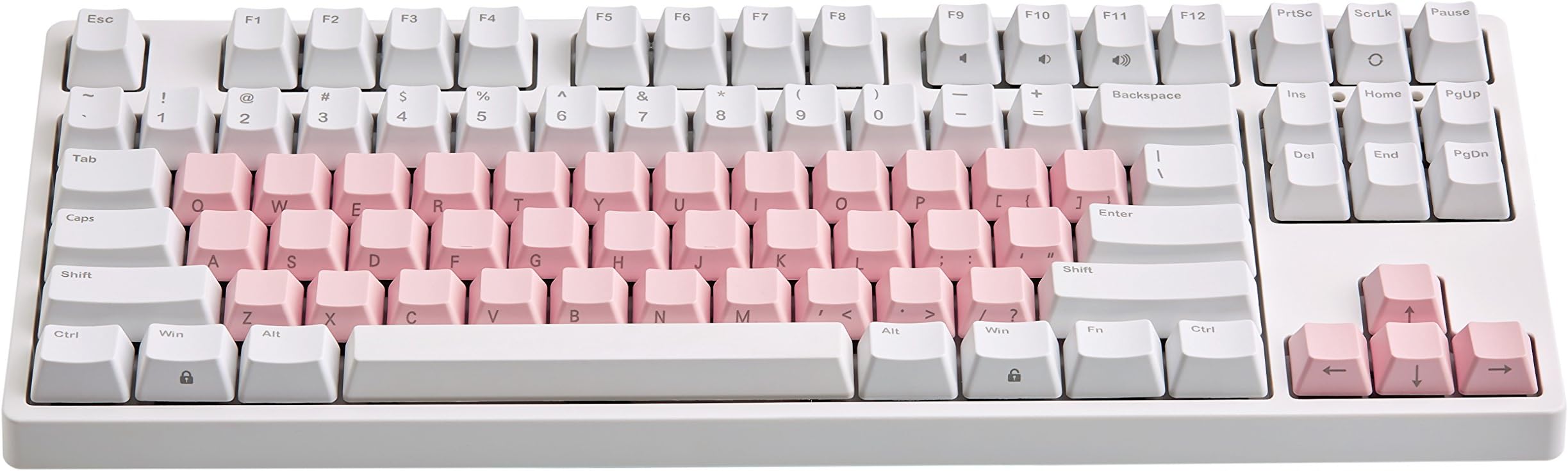Tenkeyless Mechanical Keyboards-Pink (Cherry MX Red)