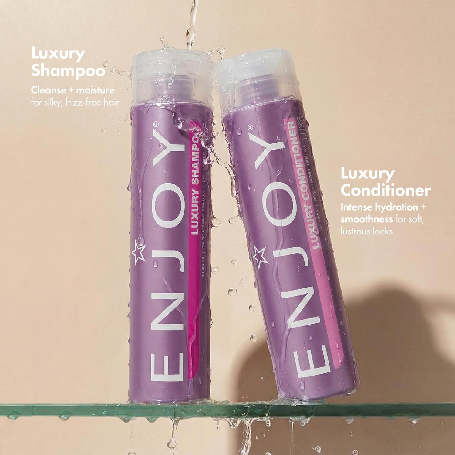 Enjoy Luxury Shampoo & Conditioner Review: A Sulfate-Free Solution for Frizz Control in Thick, Curly Hair