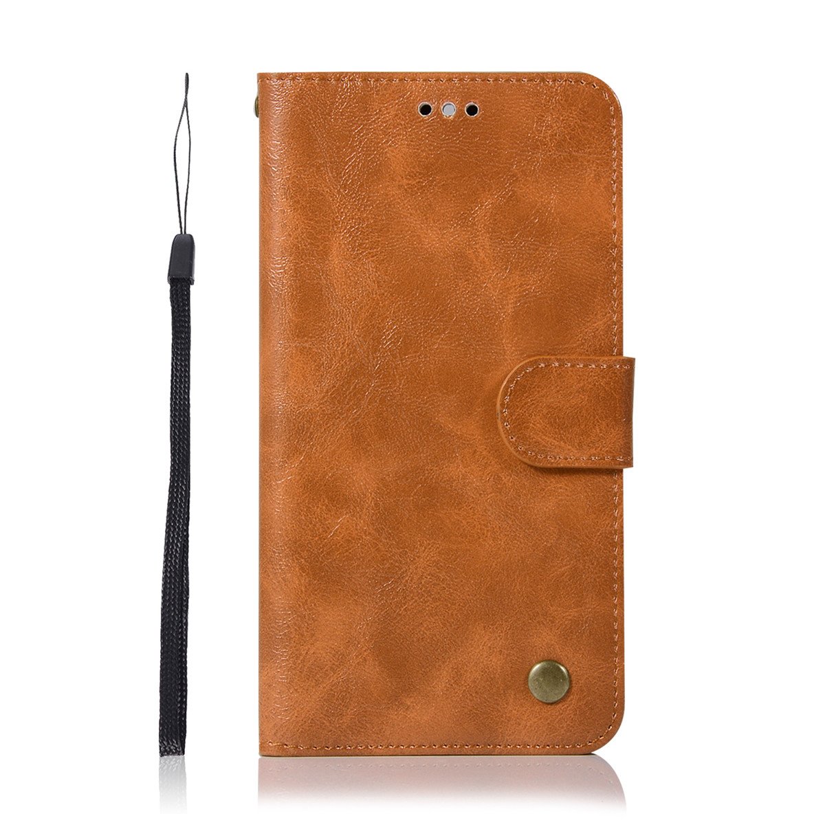 Scheam Lenovo K8 Note Wallet Case Stylish Slim Pu Leather