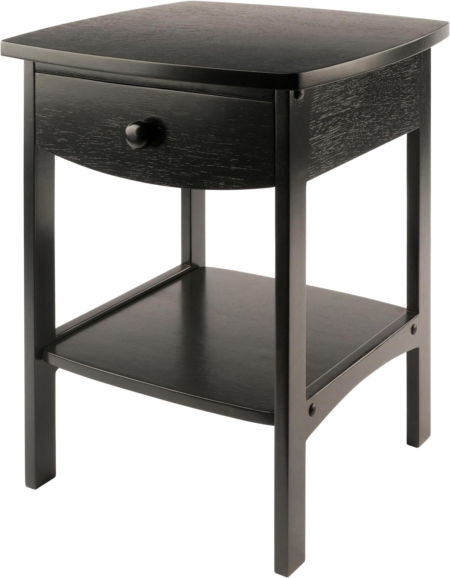 Winsome Wood Claire Accent Table, Black