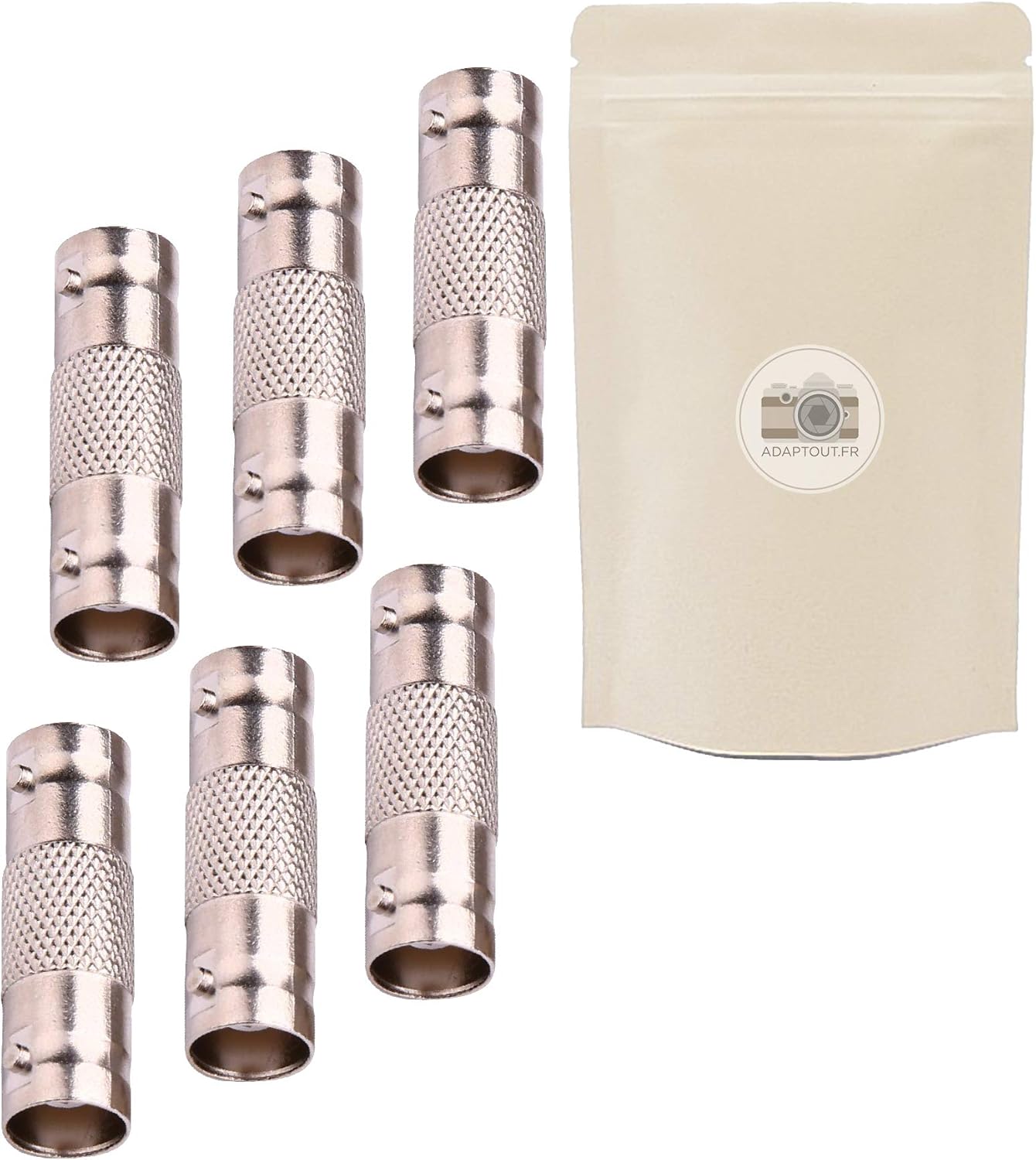 Kits SMA vers BNC Adaptateur Coaxial RF Connecteur Coaxial Mâle Femelle 8 Pcs