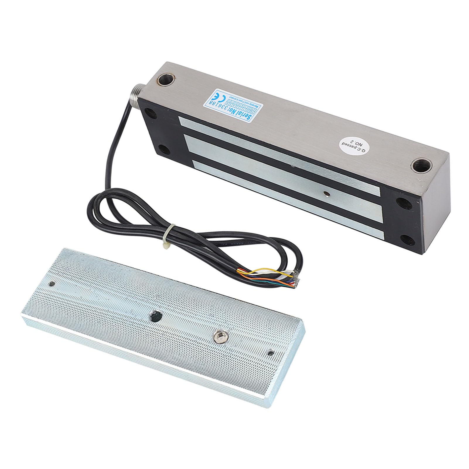 Elektrisches Magnetisches Elektromagnetisches Schloss aus Edelstahl, 6 Drähte, 500 Kg Haltekraft, Magnetisches Türschloss für Zugangskontrollsystem