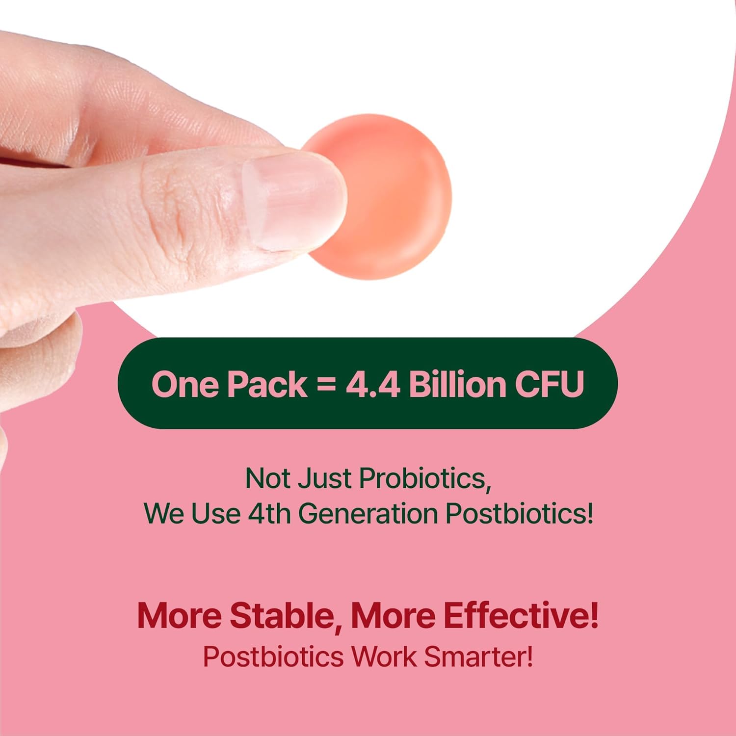 Reboot Probiotic Jelly | 44 Billion CFU Gummies | Vegan, Sugar-Free, Shelf-Stable | Chewable Lychee & Muscat Grape Flavor | 48 Pouches for Gut Health