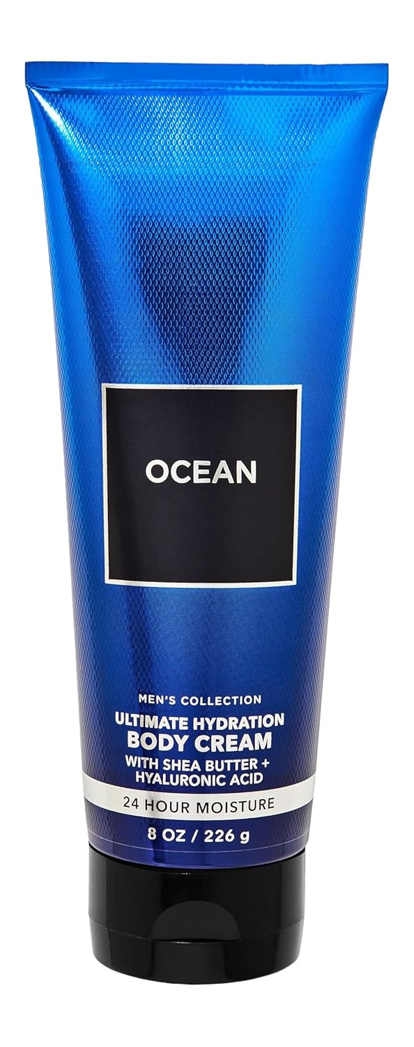 Bath and Body Ocean Ultimate Hydration Body Cream | 8 Oz | Moisturizing Skincare for Men