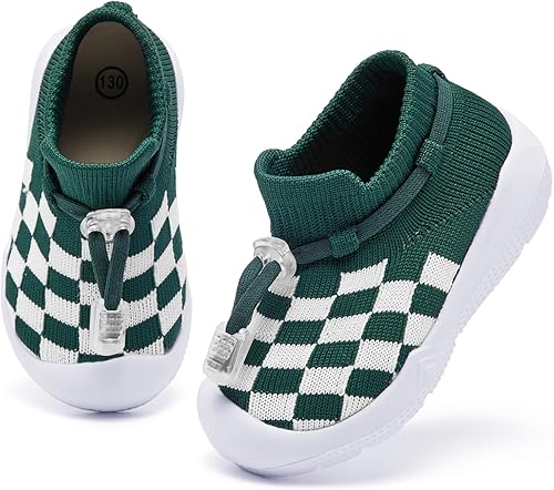 Miniatura 2 de MORENDL Zapatos de calcetín para caminar para bebé, 2 pies pequeños, pantuflas para niños pequeños, niñas y niños, suela suave, antideslizante,