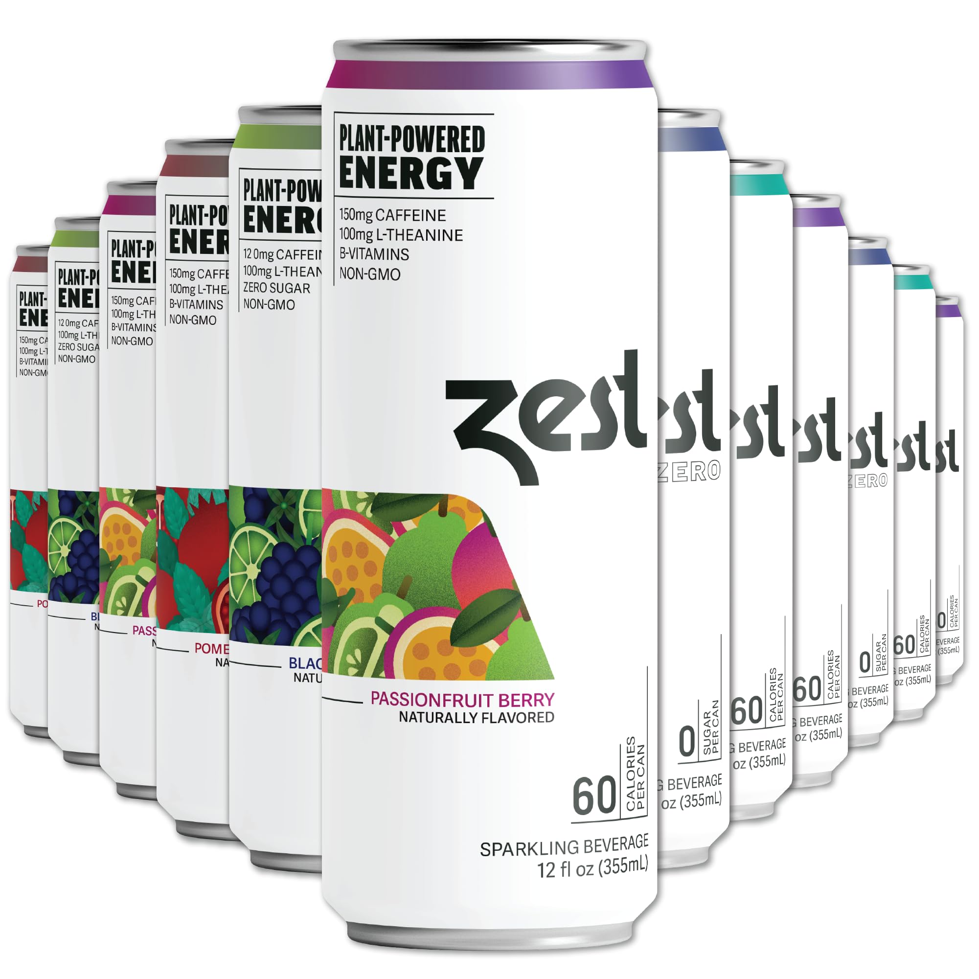 Amazon.com : Zest Clean Energy Drinks Variety Pack – 3 Flavors